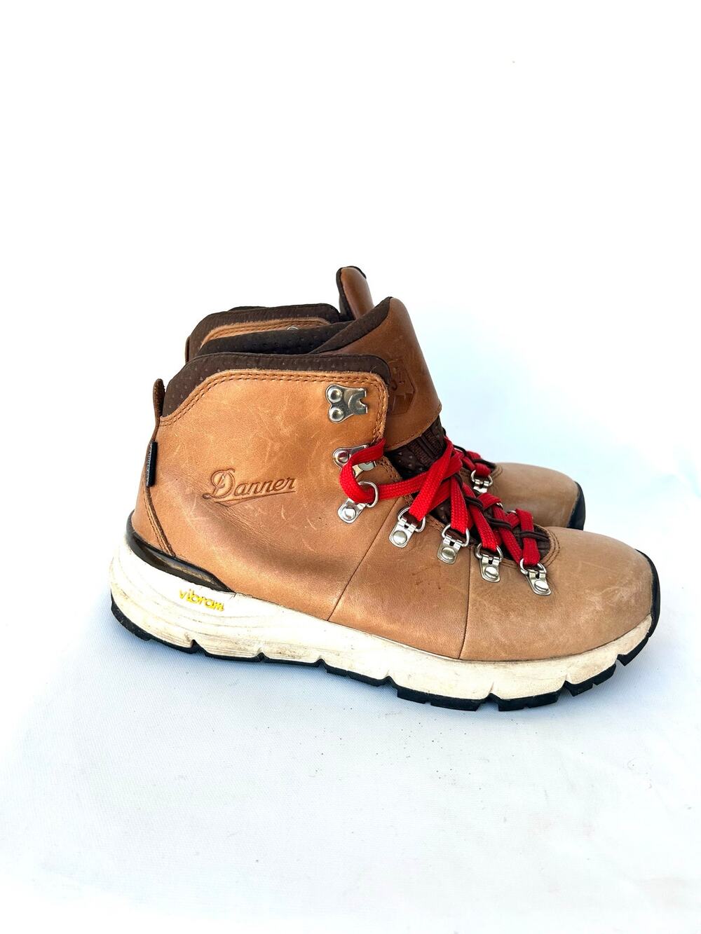 Danner Mountain 600 Leaf GTX Sneakers Grizzly Brown Rhoda Red Boots Shoes 7
